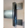 3 BODY HINGE, LONG-WING SHEET METAL, 185X180, GALVA